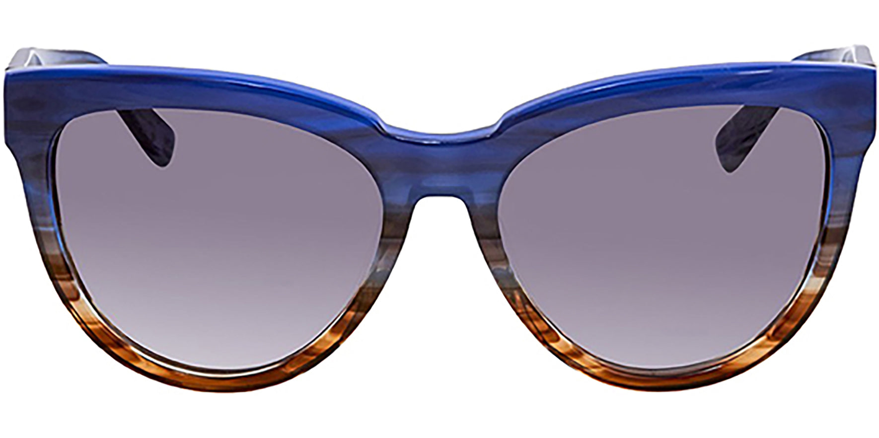 MCM Striped Havana Blue Cat-Eye w/ Gradient Lens - Eyedictive