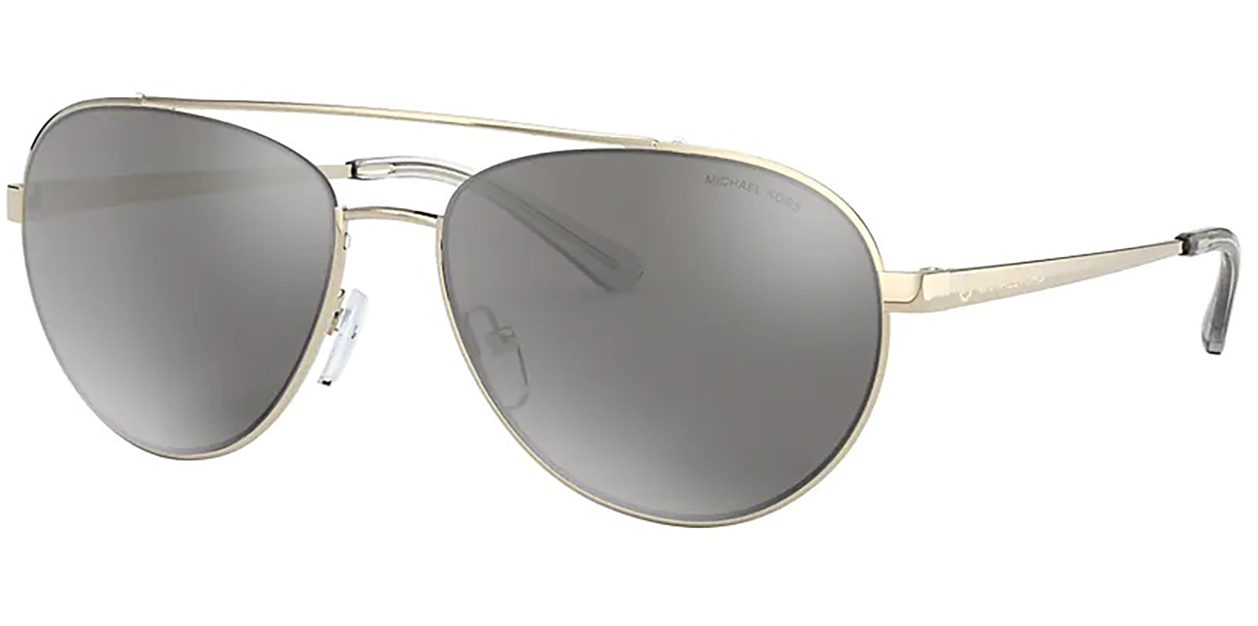 Michael Kors Aventura Gold-Tone Aviator w/ Mirror Lens - Eyedictive