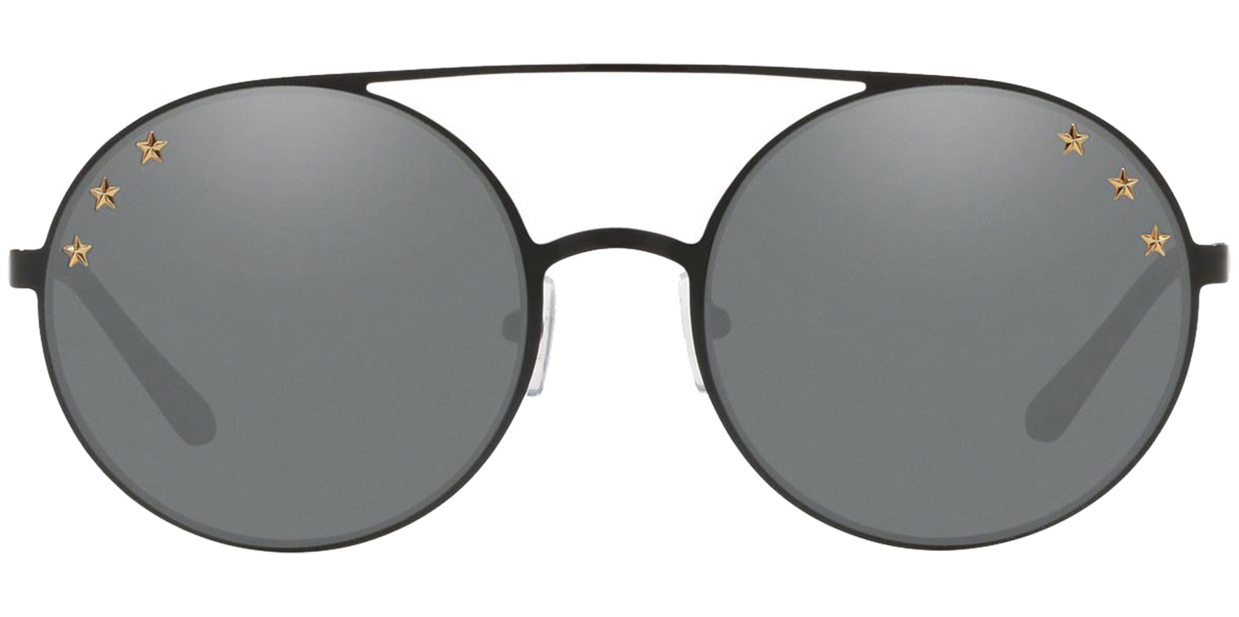 Michael Kors Cabo Shiny Black Double Bridge Round - Eyedictive