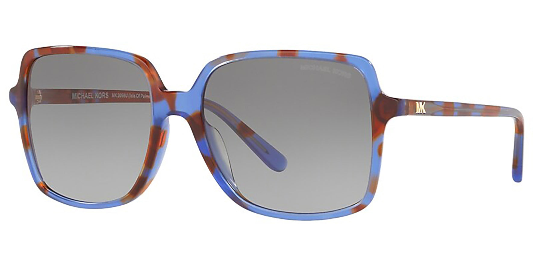 Michael Kors Isle Of Palms Blue Tortoise Square Butterfly w/ Gradient Lens - Eyedictive