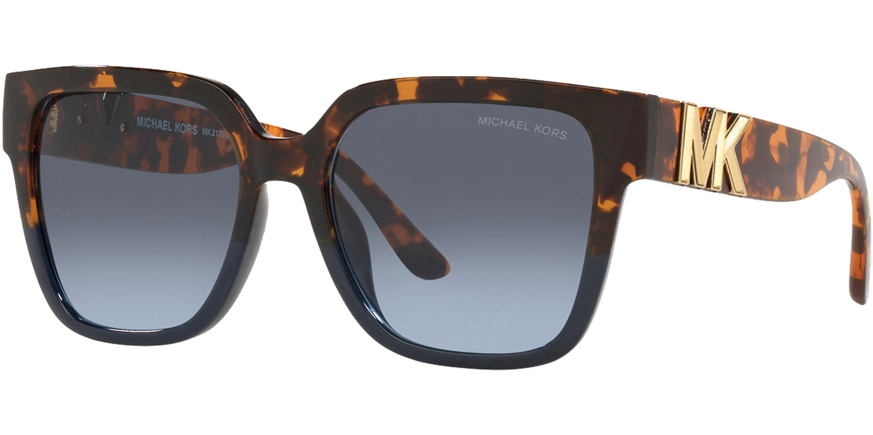 Michael Kors Karlie Dark Tortoise/Navy Oversize Square - Eyedictive