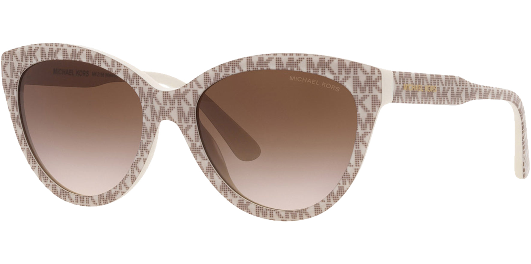 Michael Kors Makena Signature Pattern Vanilla Cat Eye - Eyedictive