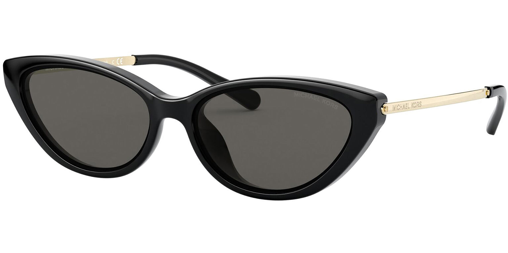 Michael Kors Perry Black Retro Oval Cat Eye - Eyedictive