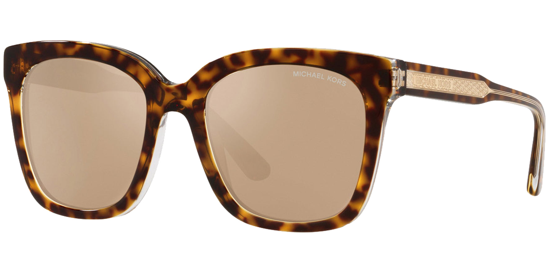 Michael Kors San Marino Dark Tortoise/Clear Soft Square