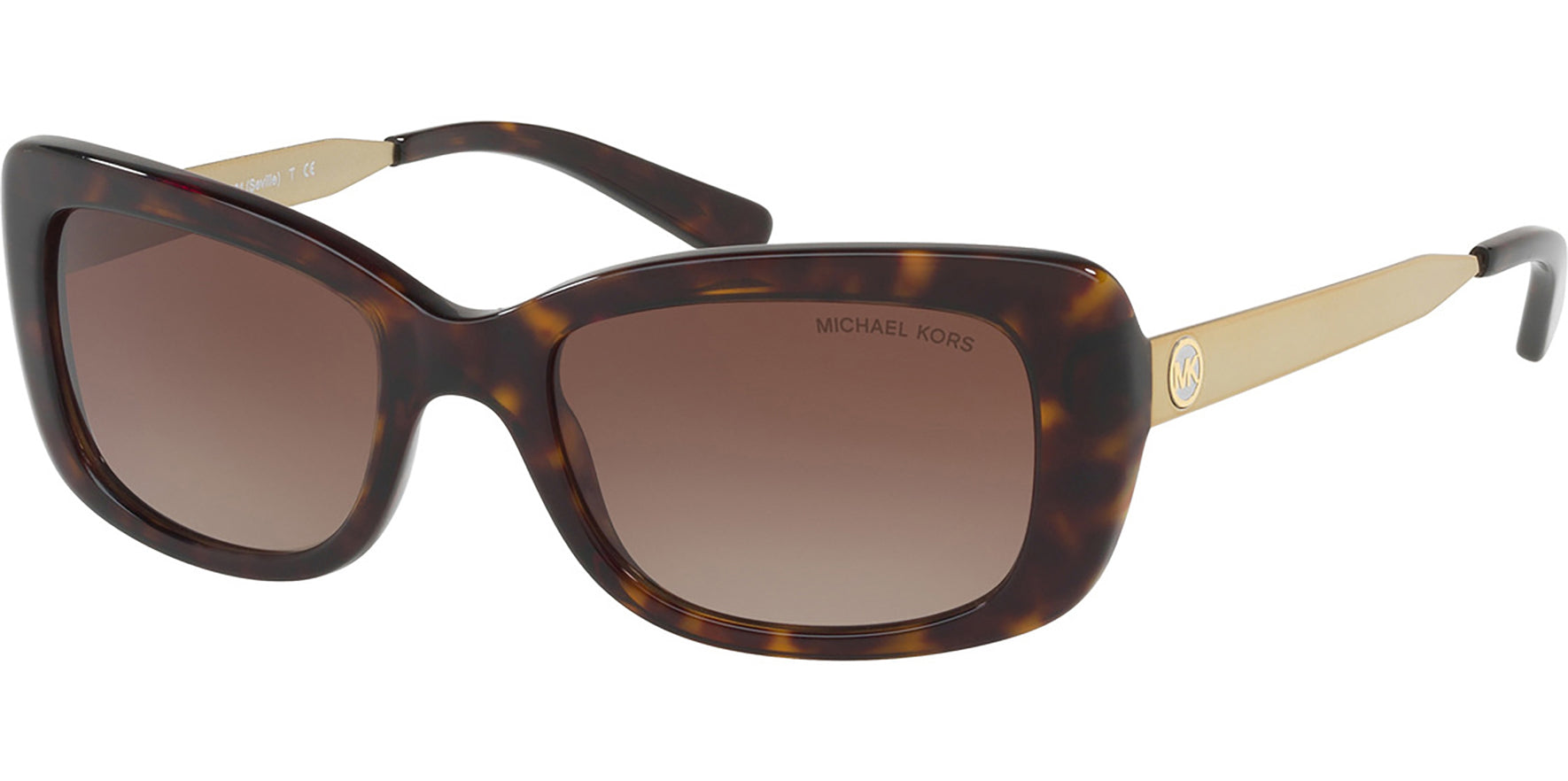 Michael Kors Seville Dark Tortoise Butterfly w/ Gradient Lens - Eyedictive