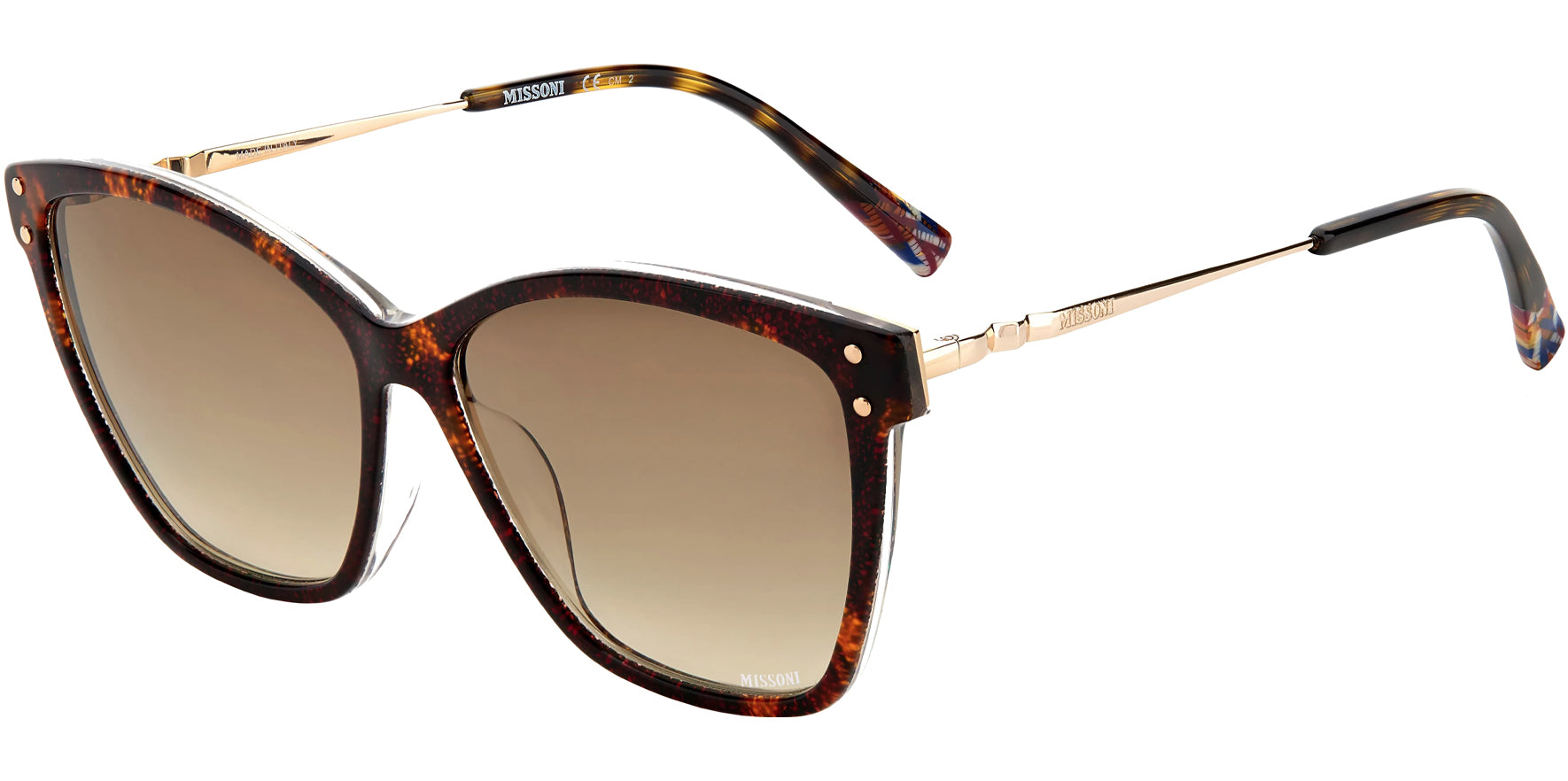 Missoni Havana Pattern Square Cat Eye - Eyedictive