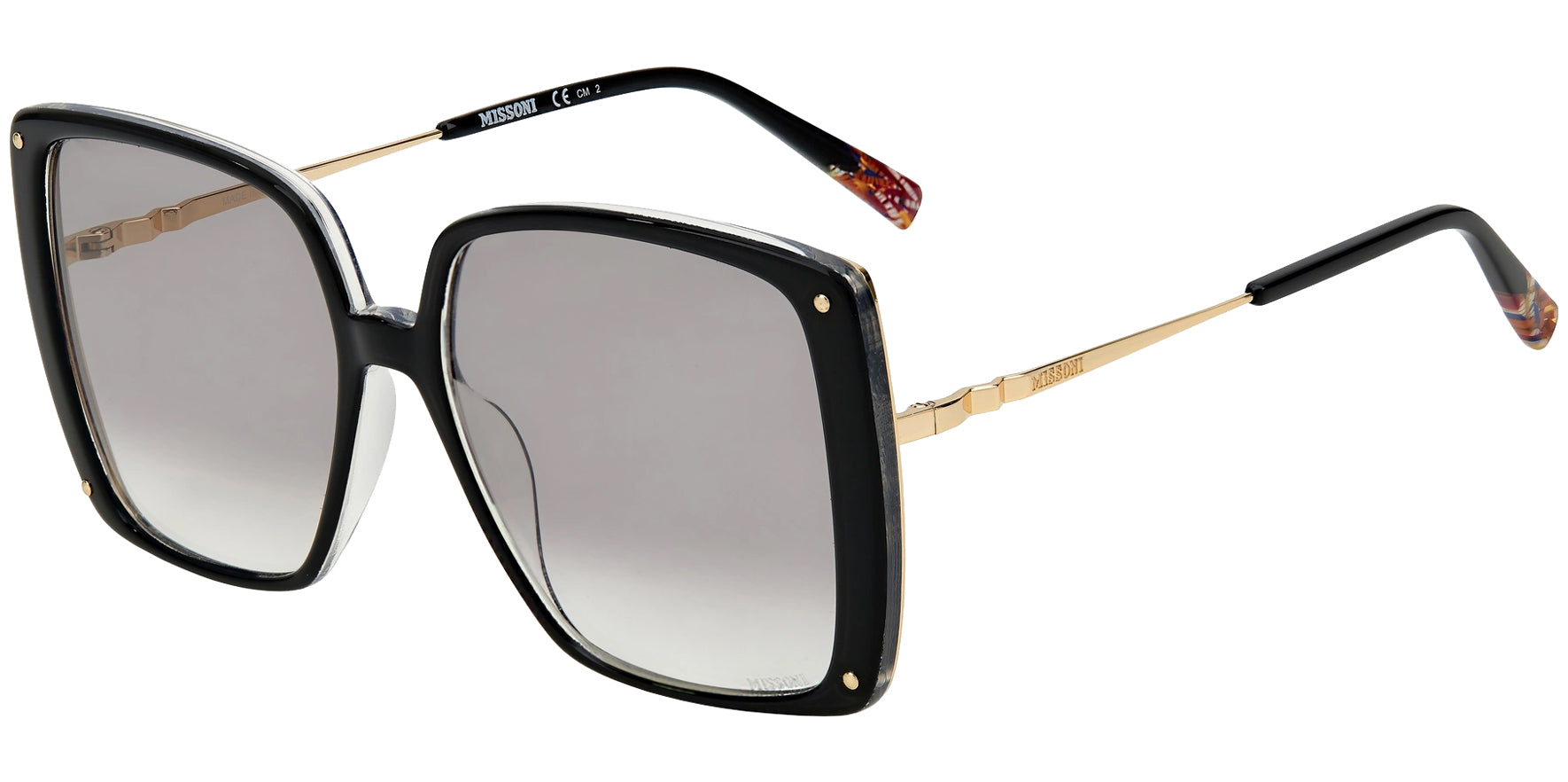 Missoni Oversized Square Butterfly w/ Gradient Lens - Eyedictive