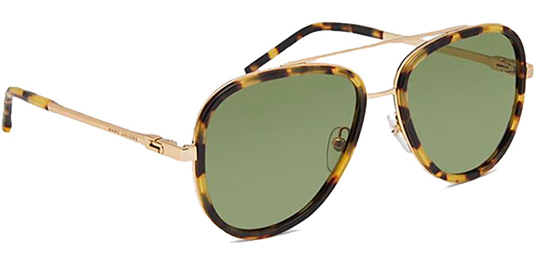 Marc Jacobs Gold-Tone Classic Browline Aviator - Eyedictive