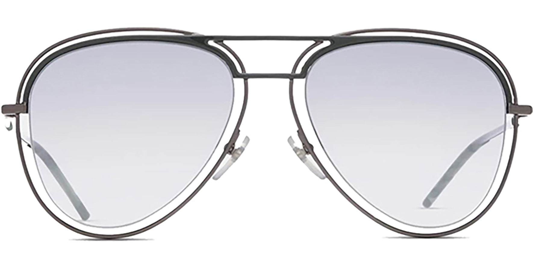 Marc Jacobs Classic Aviator w/ Silver Flash Lens - Eyedictive