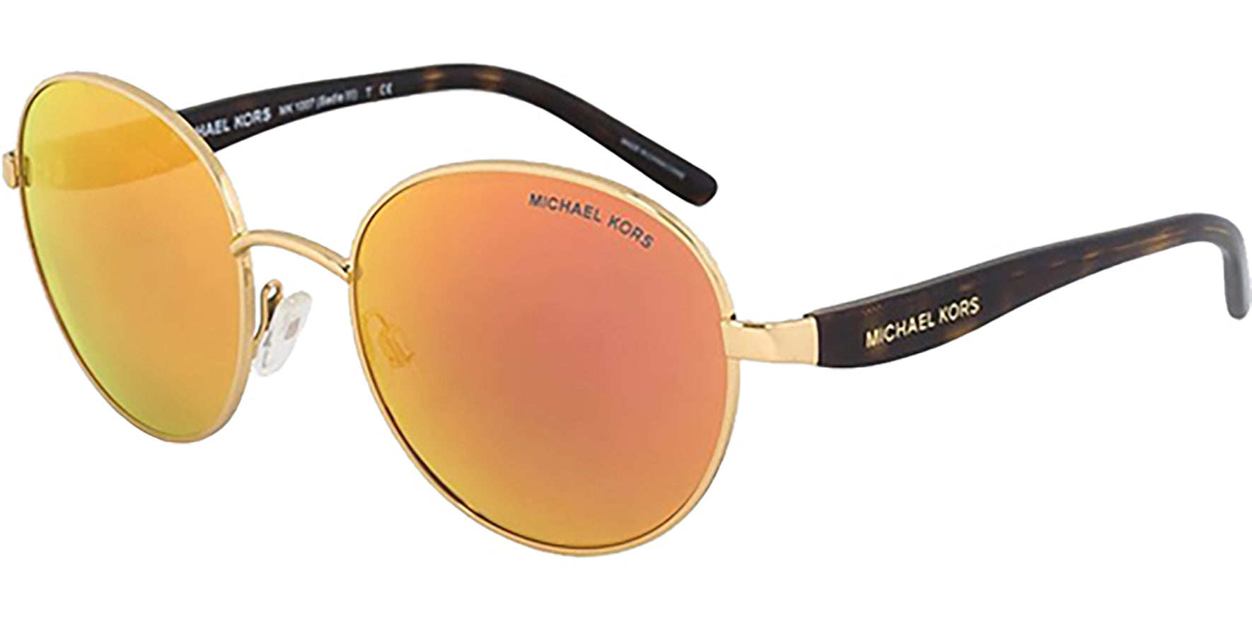 Michael Kors Sadie III Round w/ Orange Mirror Lens - Eyedictive