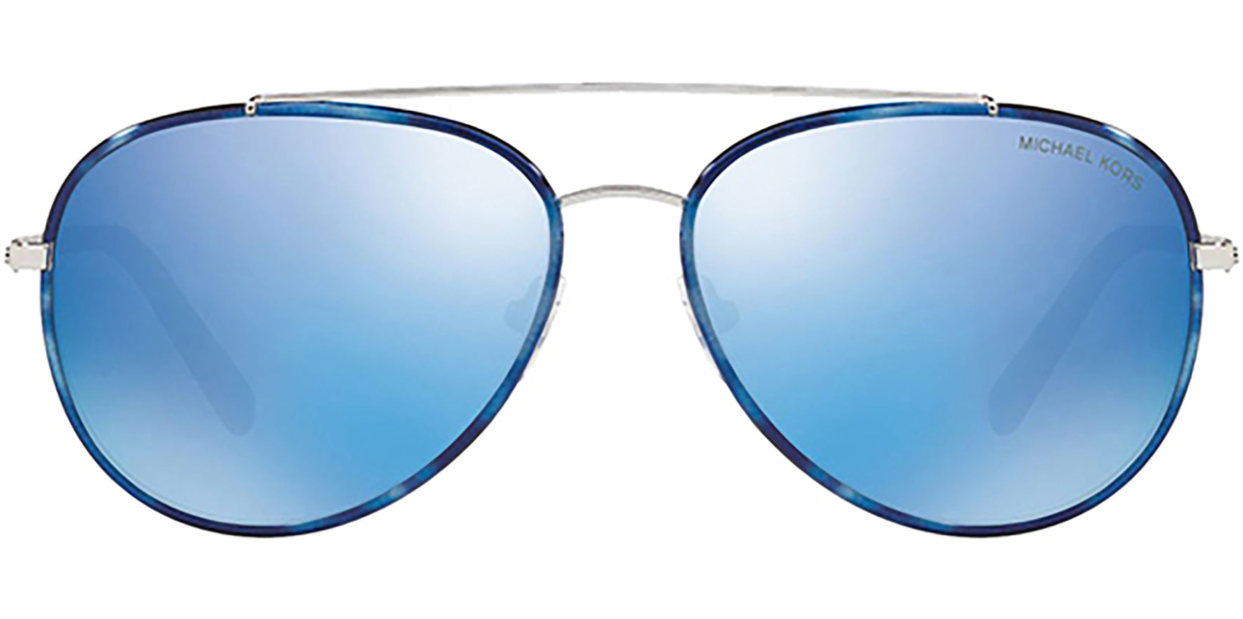 Michael Kors Ida Aviator w/ Blue Mirror Lens - Eyedictive