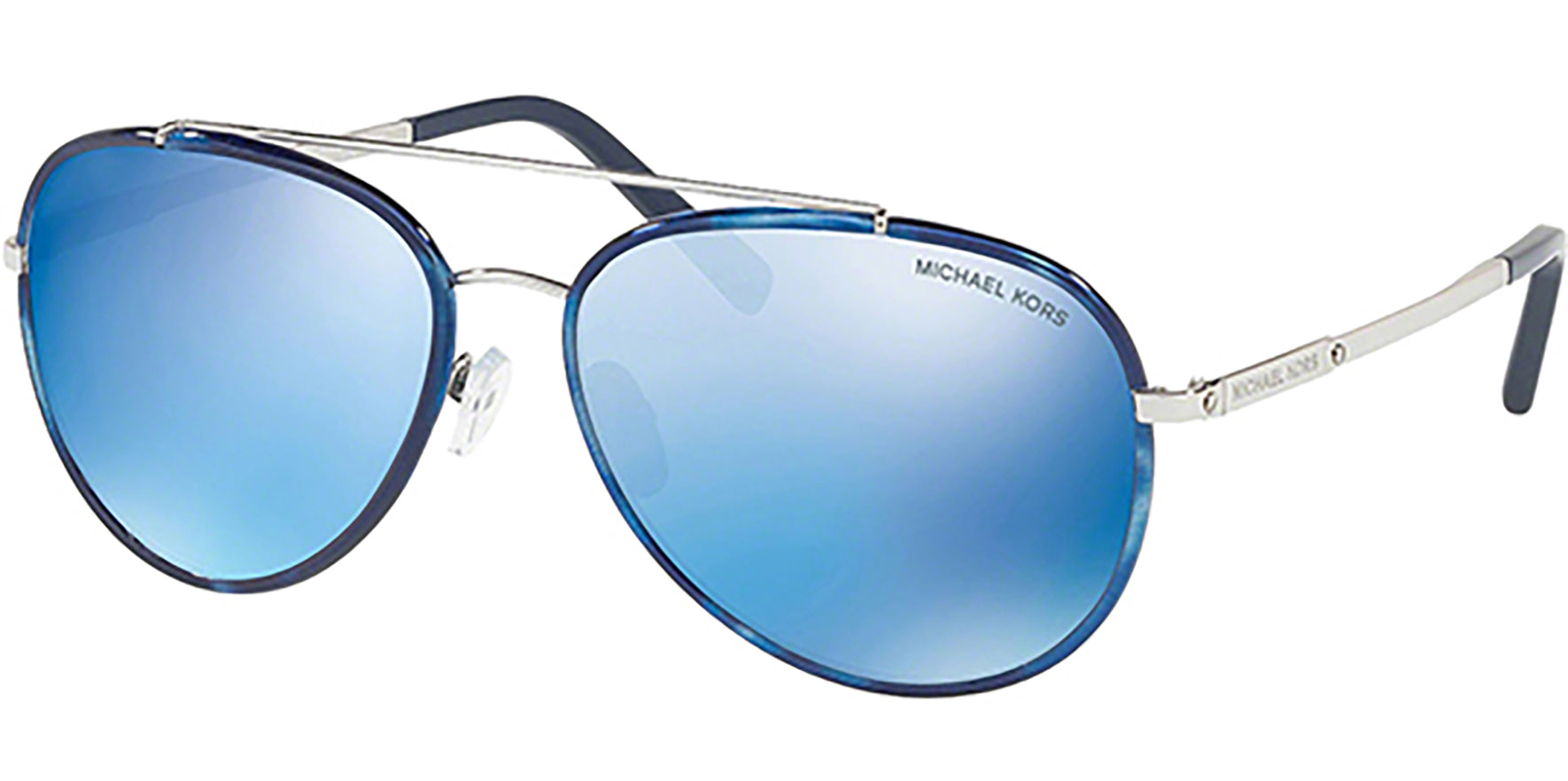 Michael Kors Ida Aviator w/ Blue Mirror Lens - Eyedictive