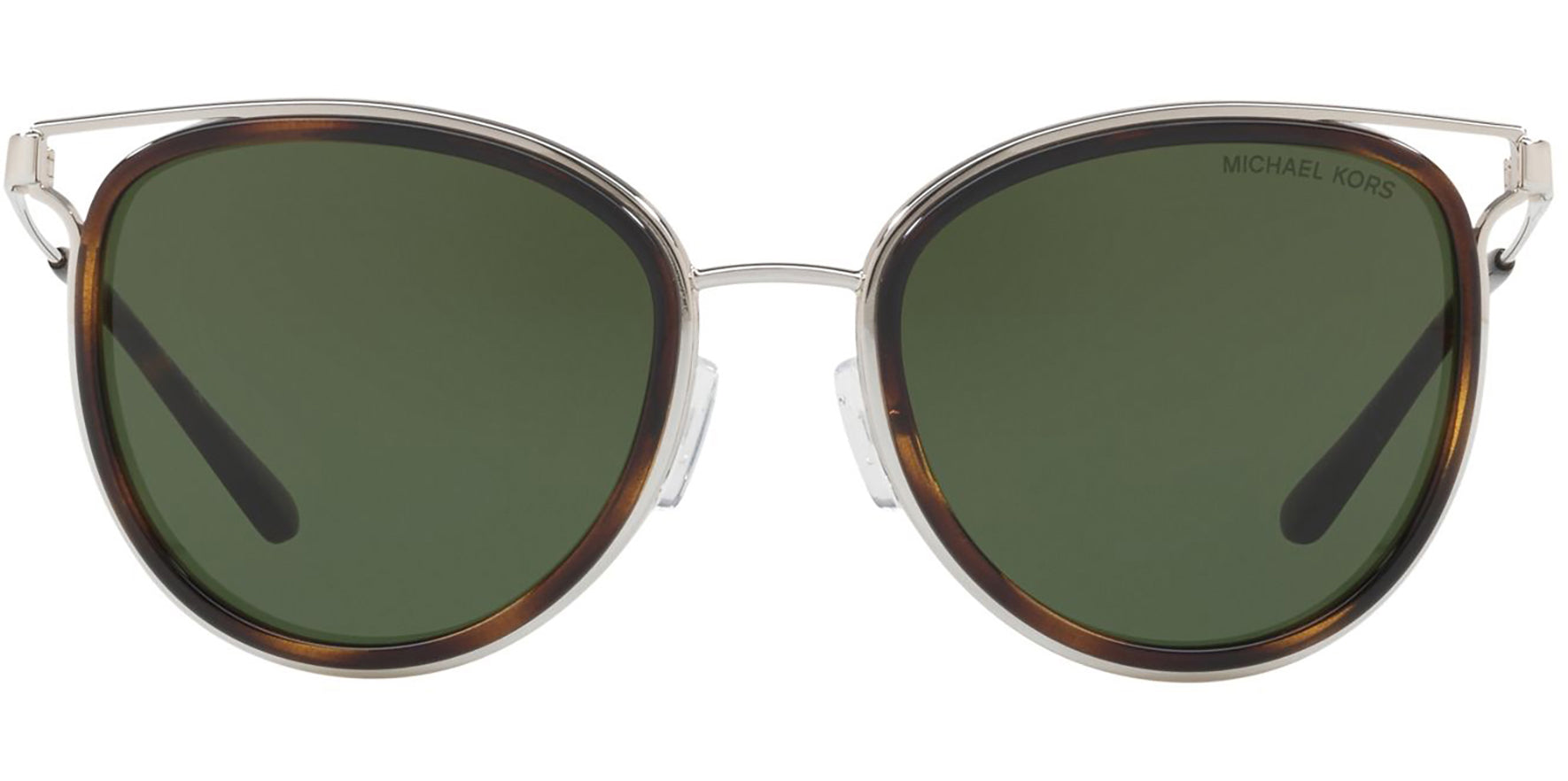 Michael Kors Havana Silver-Tone/Dark Tortoise Cat Eye - Eyedictive