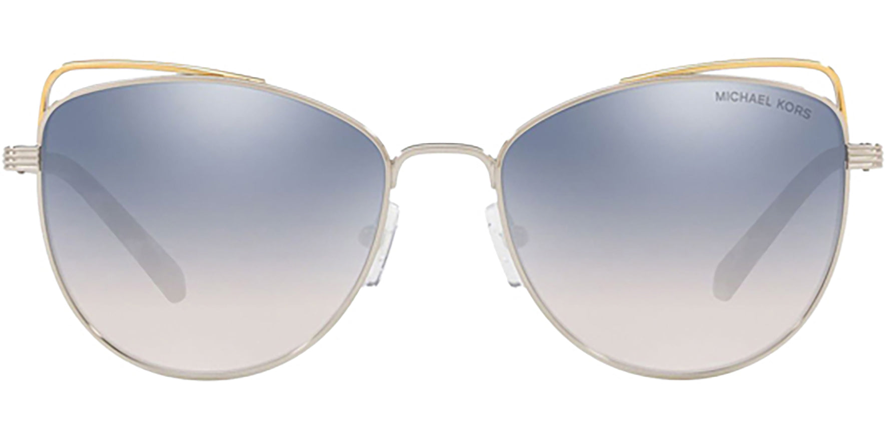 Michael Kors St. Lucia Rose Silver/Gold-Tone Cat Eye - Eyedictive