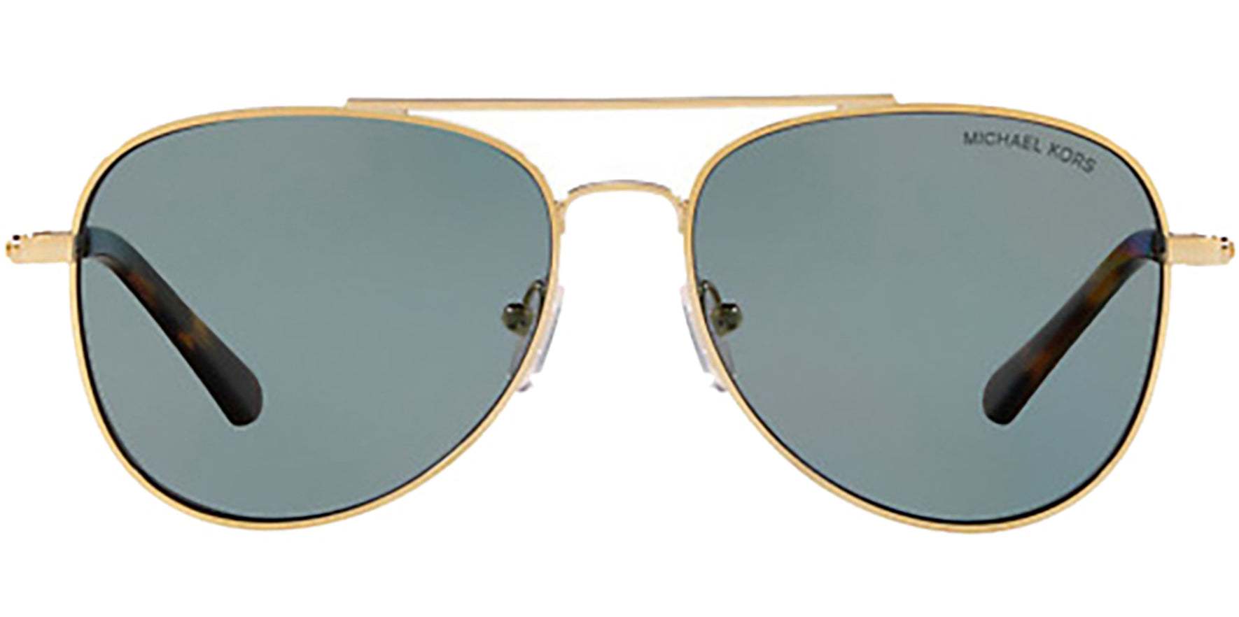 Michael Kors San Diego Polarized Light Gold-Tone Aviator - Eyedictive