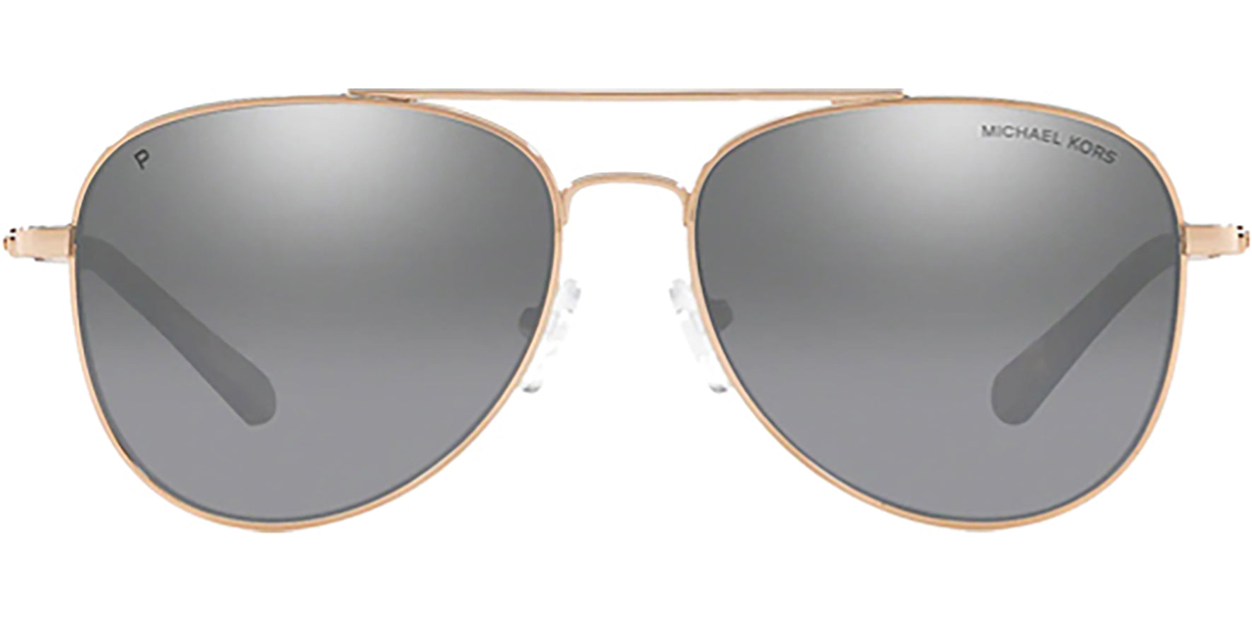 Michael Kors San Diego Polarized Rose Gold Aviator - Eyedictive