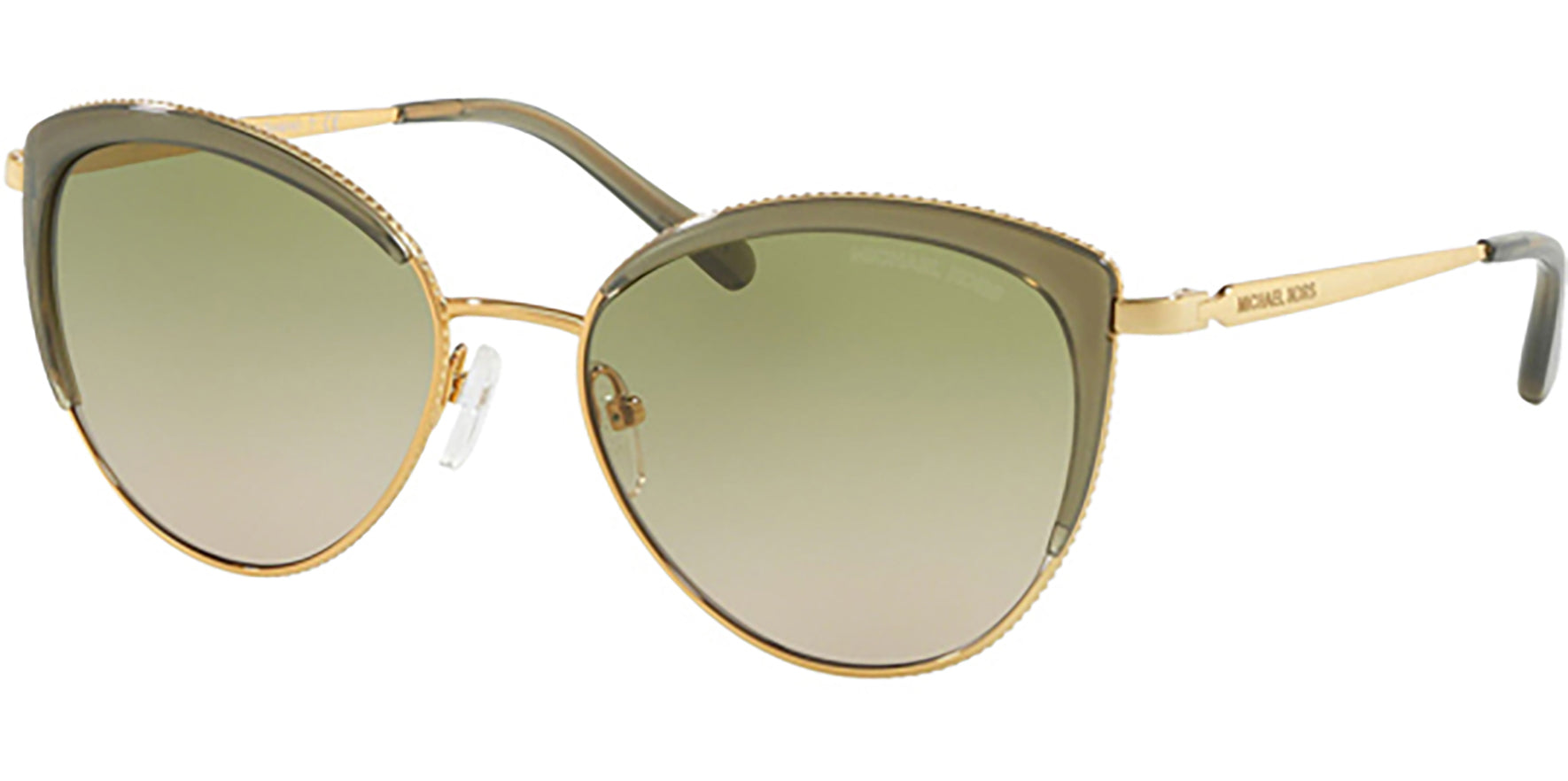 Michael Kors Key Biscayne Gold-Tone Cat Eye w/ Gradient Lens - Eyedictive