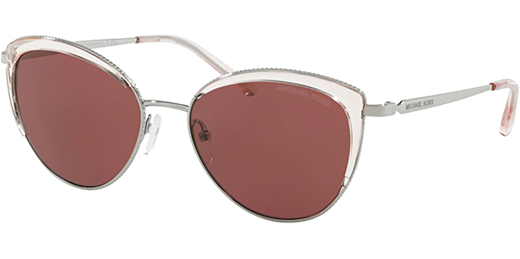 Michael Kors Key Biscayne Silver Tone Cat Eye - Eyedictive