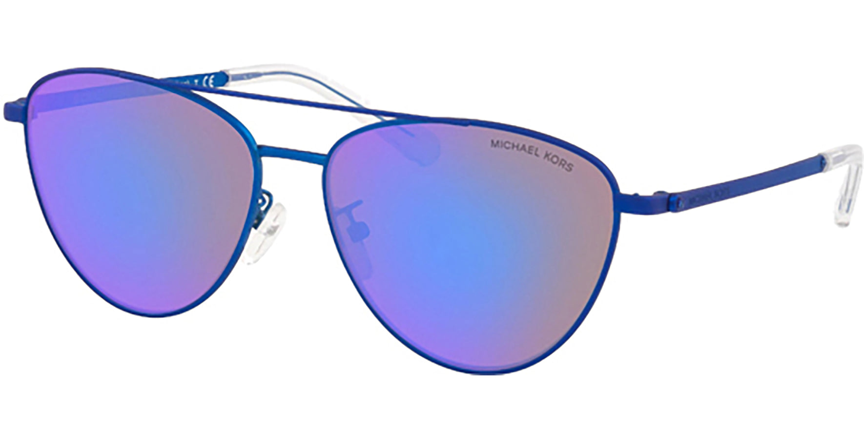 Michael Kors Barcelona Blue Stylized Pilot w/ Mirror Lens - Eyedictive