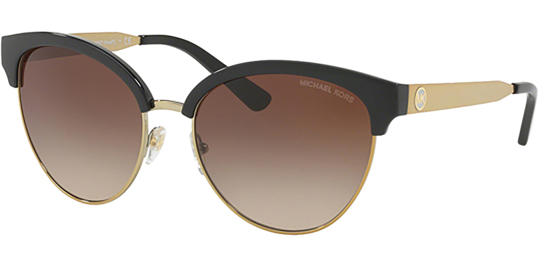 Michael Kors Amalfi Black/Gold Tone Brow-Line - Eyedictive