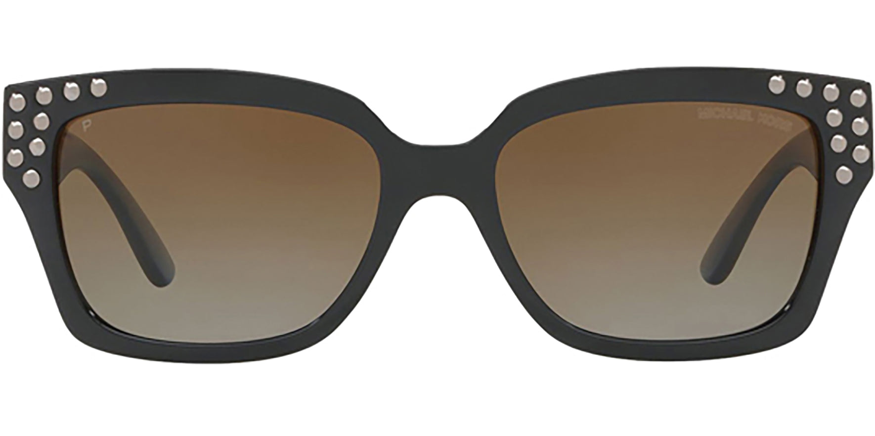 Michael Kors Banff Polarized Metal Studded Square - Eyedictive