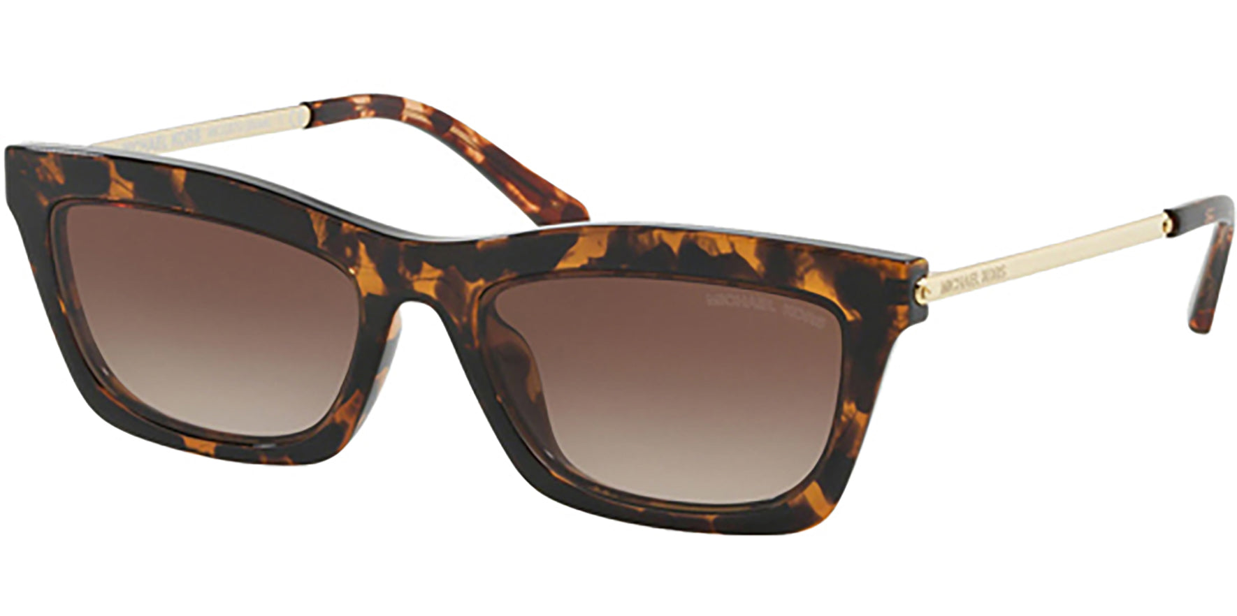 Michael Kors Stowe Dark Tortoise Rectangular Cat Eye - Eyedictive