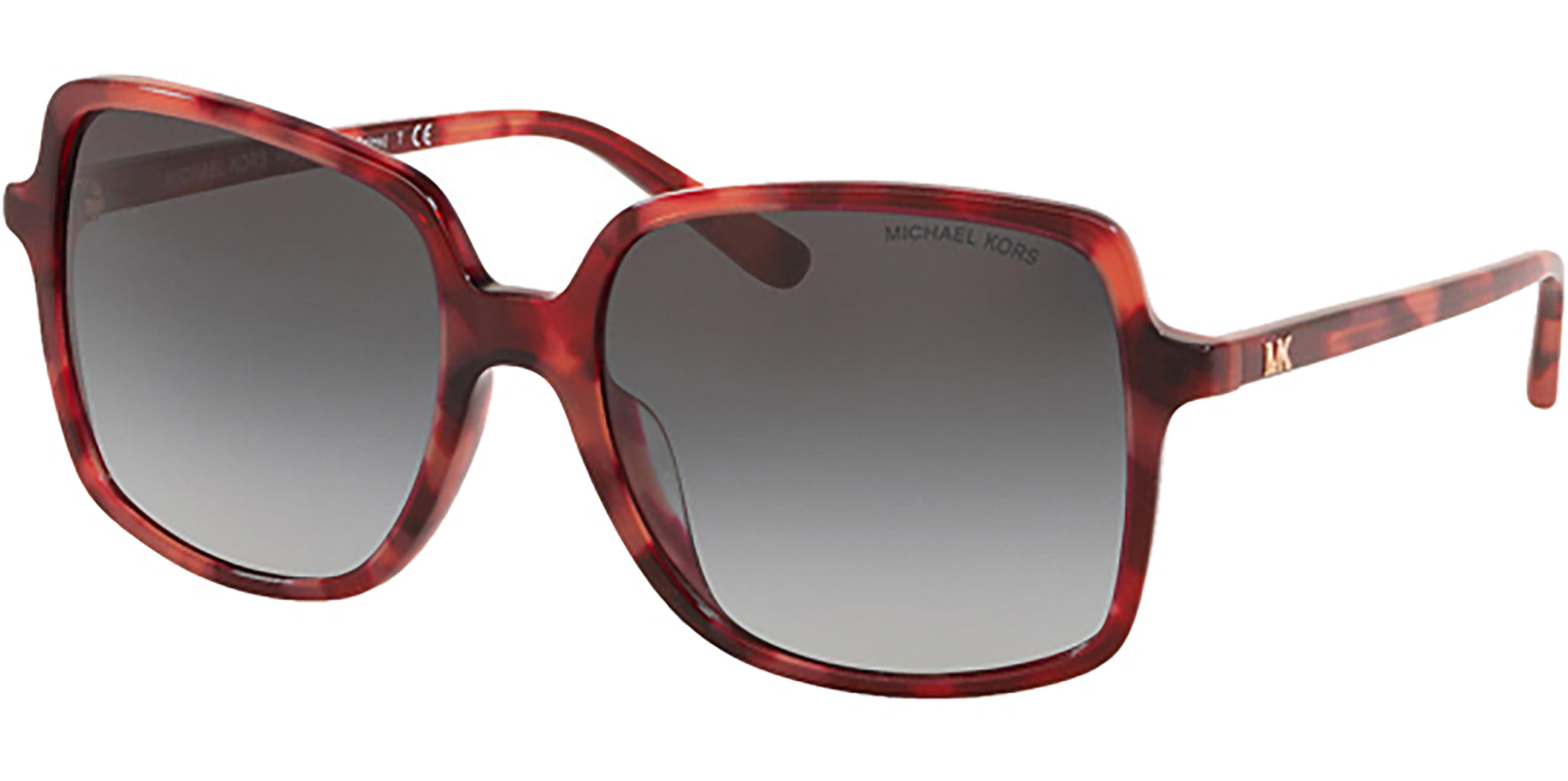 Michael Kors Isle Of Palms Red Tortoise w/ Gradient Lens - Eyedictive