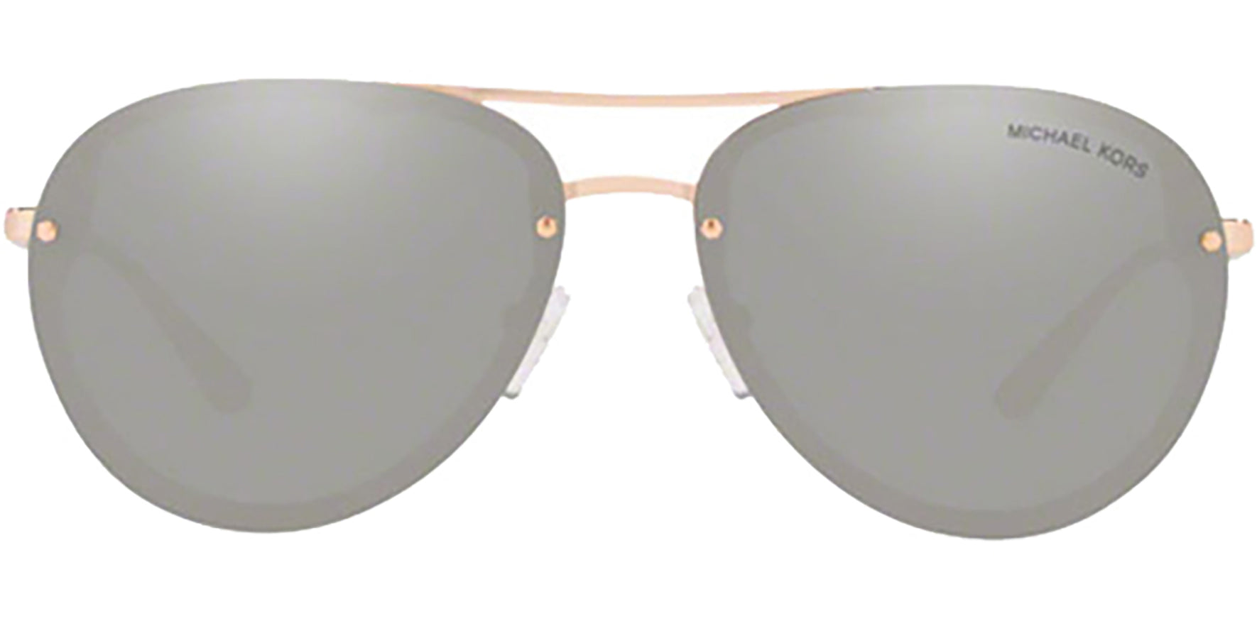 Michael Kors Abilene Milky Pink Rimless Pilot - Eyedictive