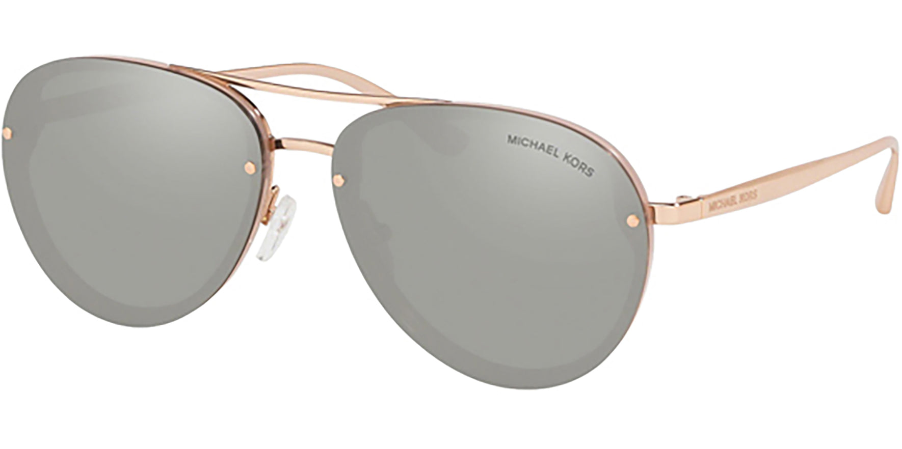 Michael Kors Abilene Milky Pink Rimless Pilot - Eyedictive