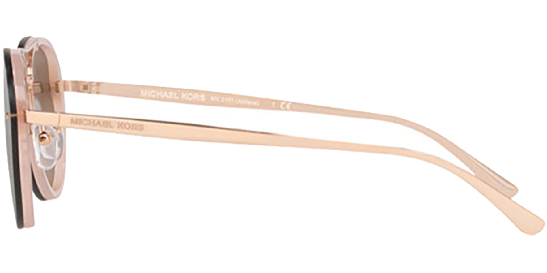 Michael Kors Abilene Milky Pink Rimless Pilot - Eyedictive