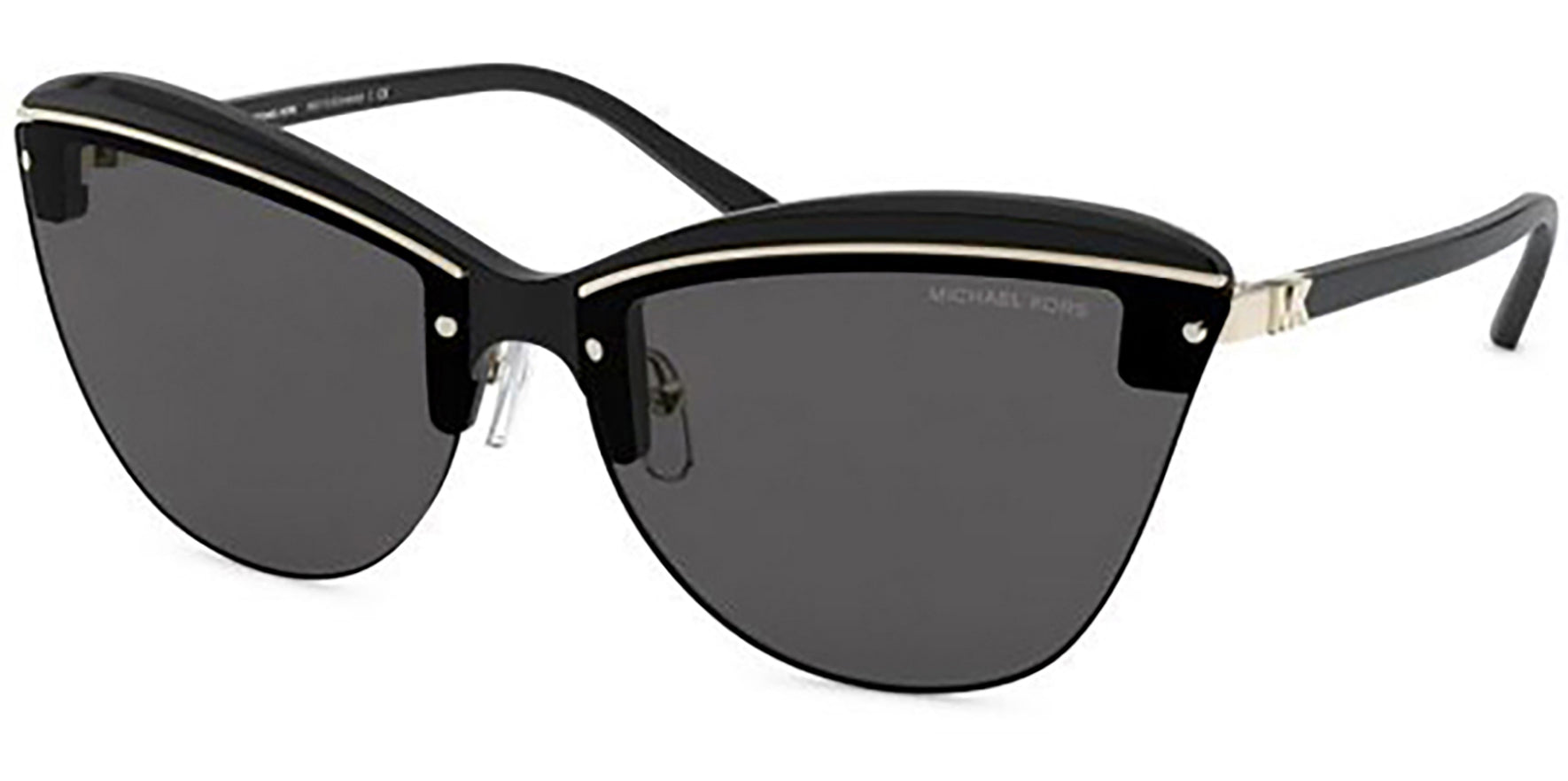 Michael Kors Condado Black Semi-Rimless Cat Eye - Eyedictive