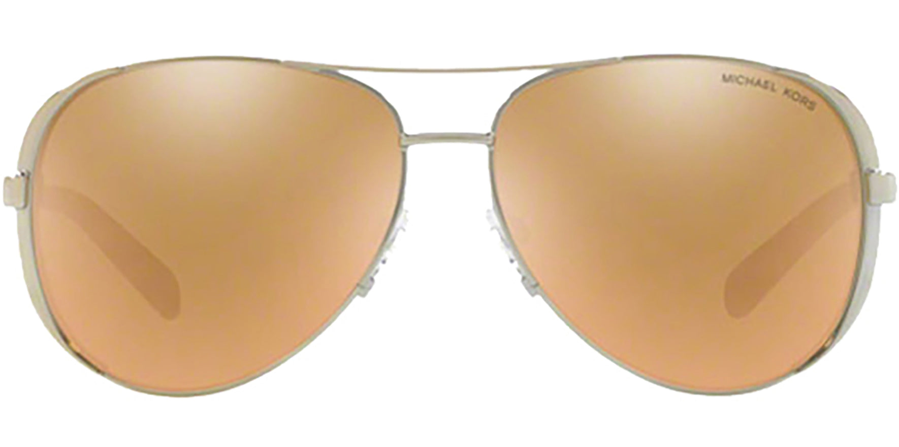 Michael Kors Chelsea Silver Tone Aviator - Eyedictive