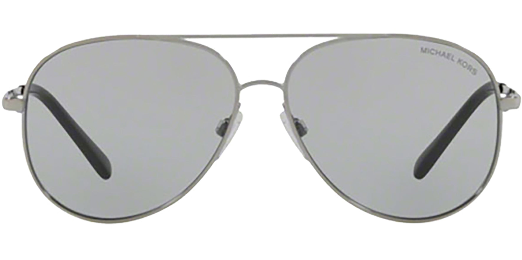 Michael Kors Kendall Shiny Silver-Tone Aviator - Eyedictive