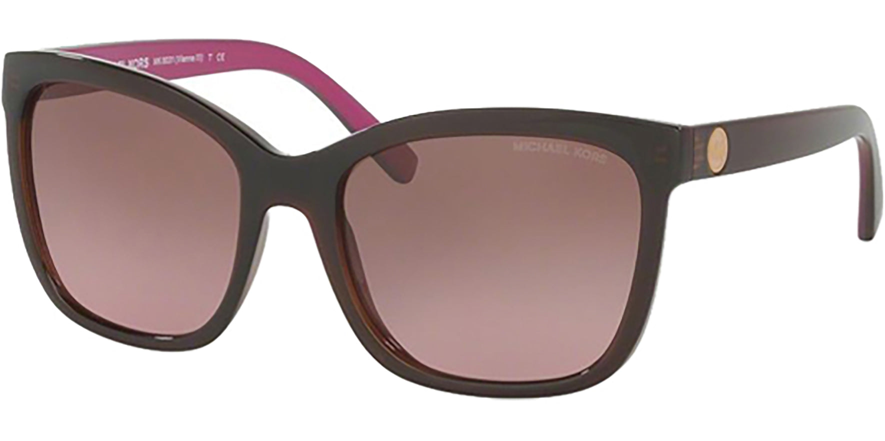 Michael Kors Vianne III Brown/Pink Square Cat Eye - Eyedictive