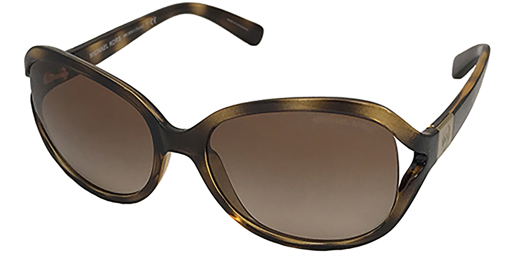 Michael Kors Oona Tortoise Oval Cut-Away w/ Gradient Lens - Eyedictive