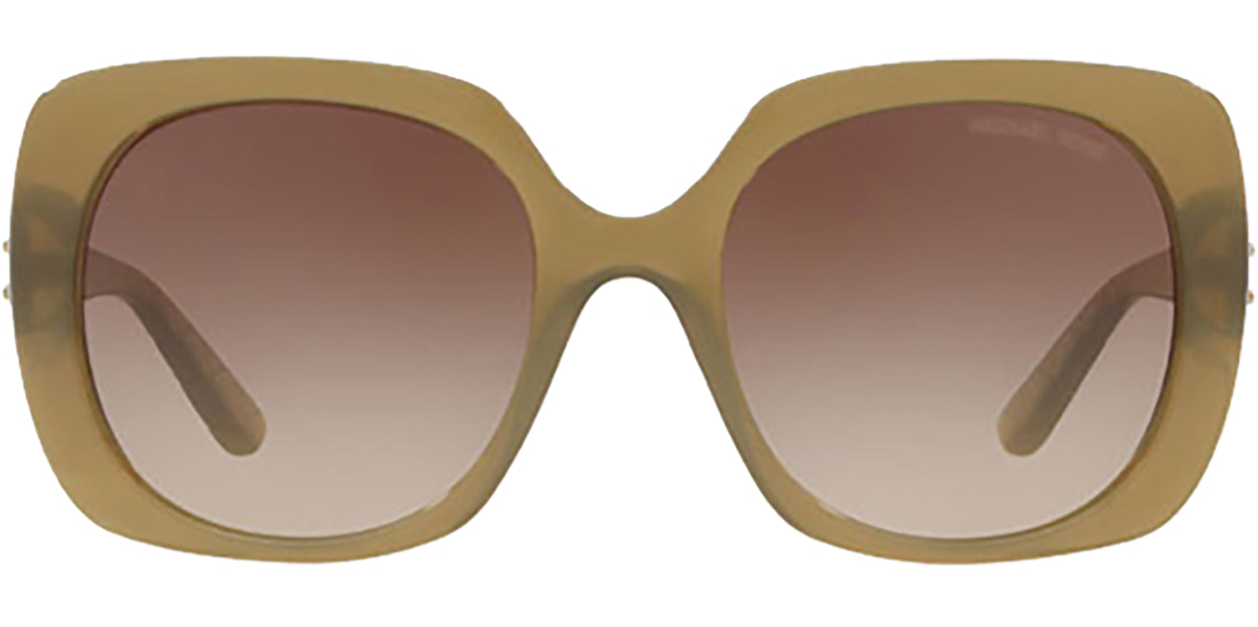 Michael Kors Paz Milky Olive Oversized Square w/ Gradient Lens - Eyedictive