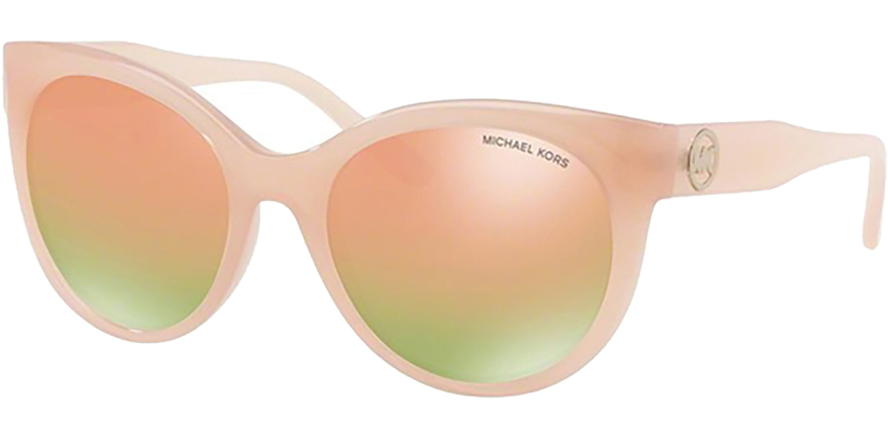 Michael Kors Santorini Milky Pink Cat Eye w/ Mirror Lens - Eyedictive