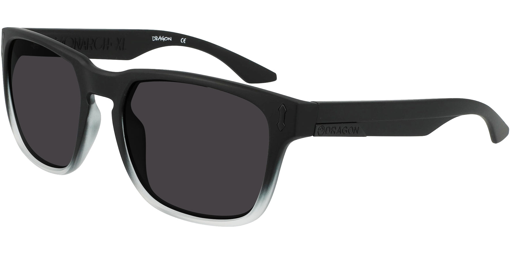 Dragon Alliance Monarch XL Polarized Matte Black Gradient w/ Lumalens - Eyedictive