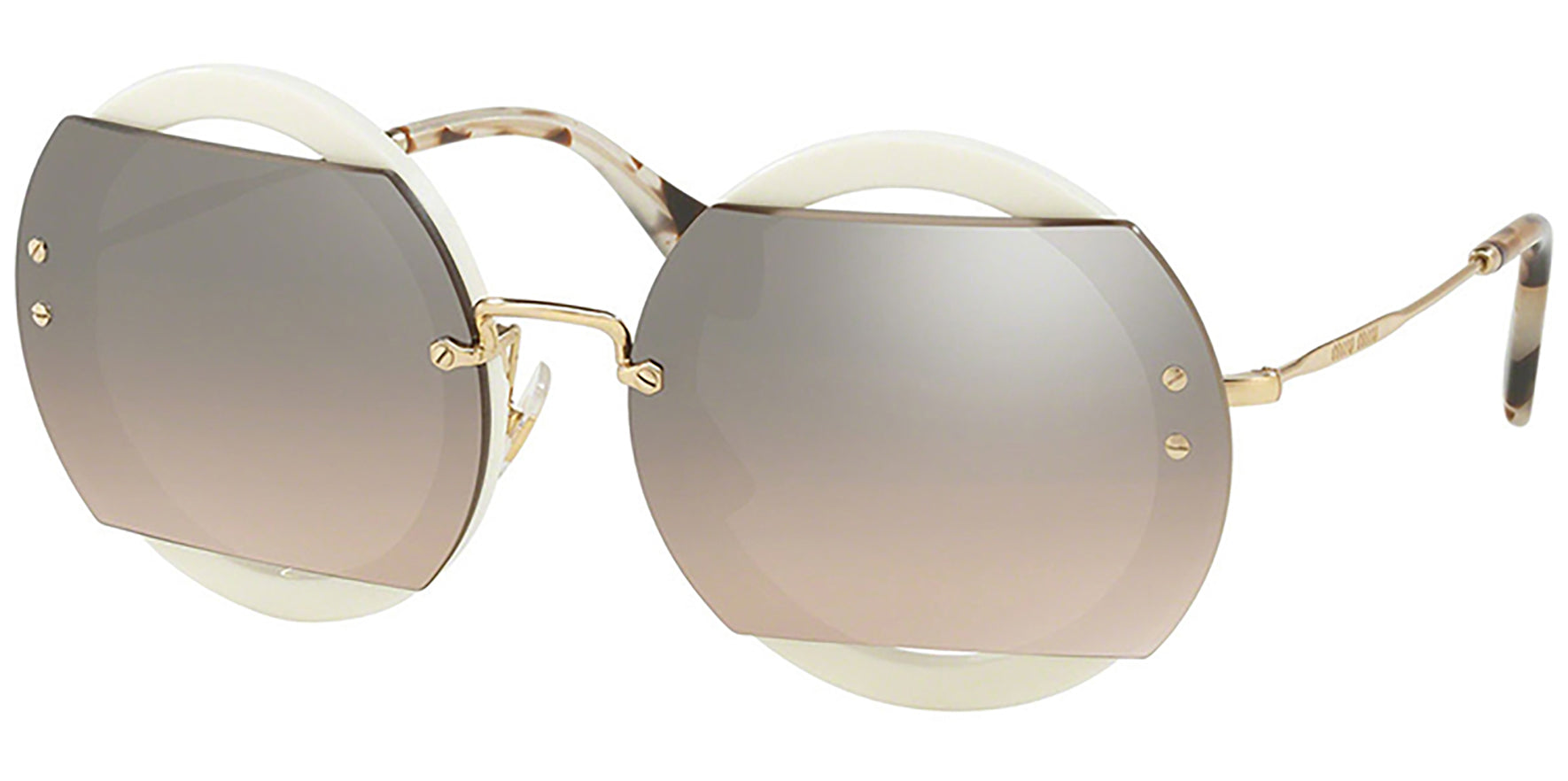 Miu Miu Reveal Cut Out w/ Brown Gradient Lens - Eyedictive