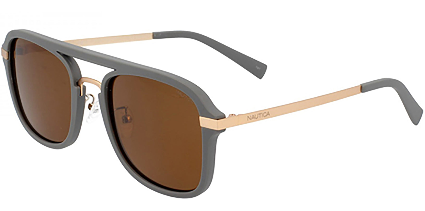 Nautica Polarized Modern Browline Navigator - Eyedictive