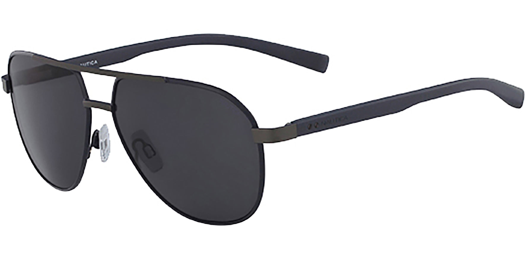 Nautica Polarized Classic Browline Aviator - Eyedictive