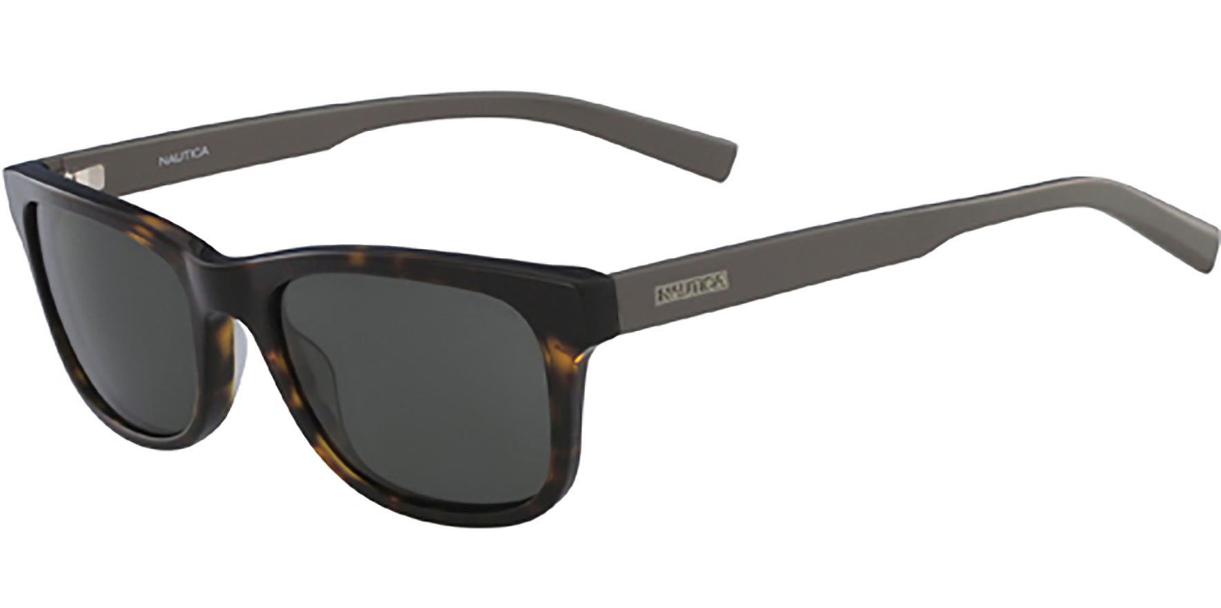 Nautica Polarized Men's Dark Tortoise Soft Square - Eyedictive