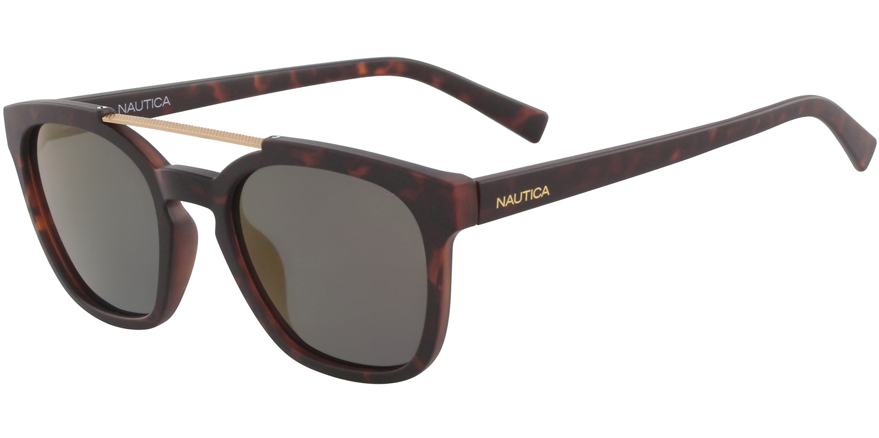 Nautica Polarized Brow Bar Soft Square Classic - Eyedictive