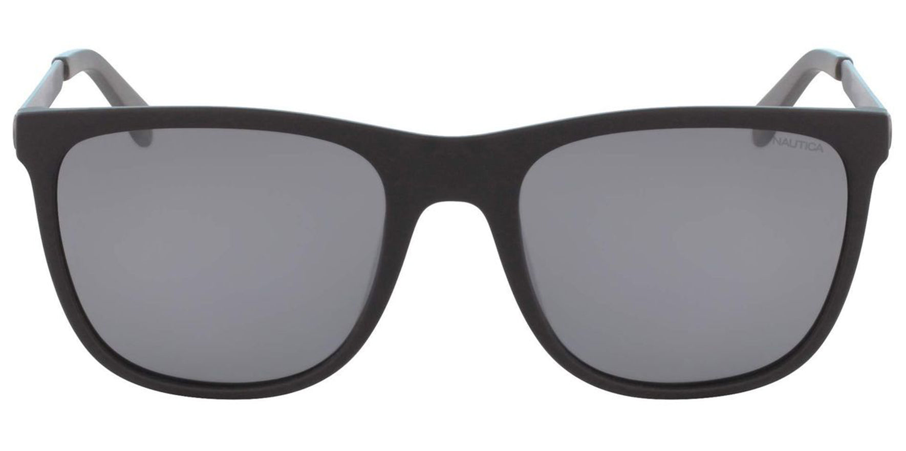 Nautica Polarized Matte Black Square Sport - Eyedictive