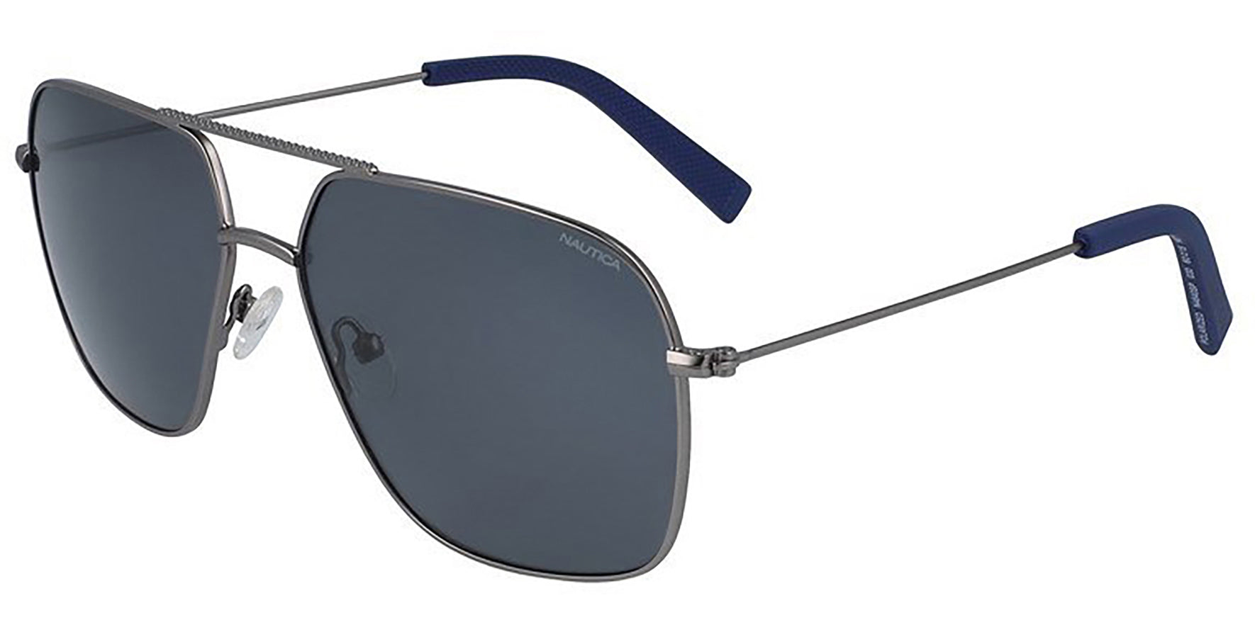 Nautica Polarized Matte Gunmetal Navigator - Eyedictive