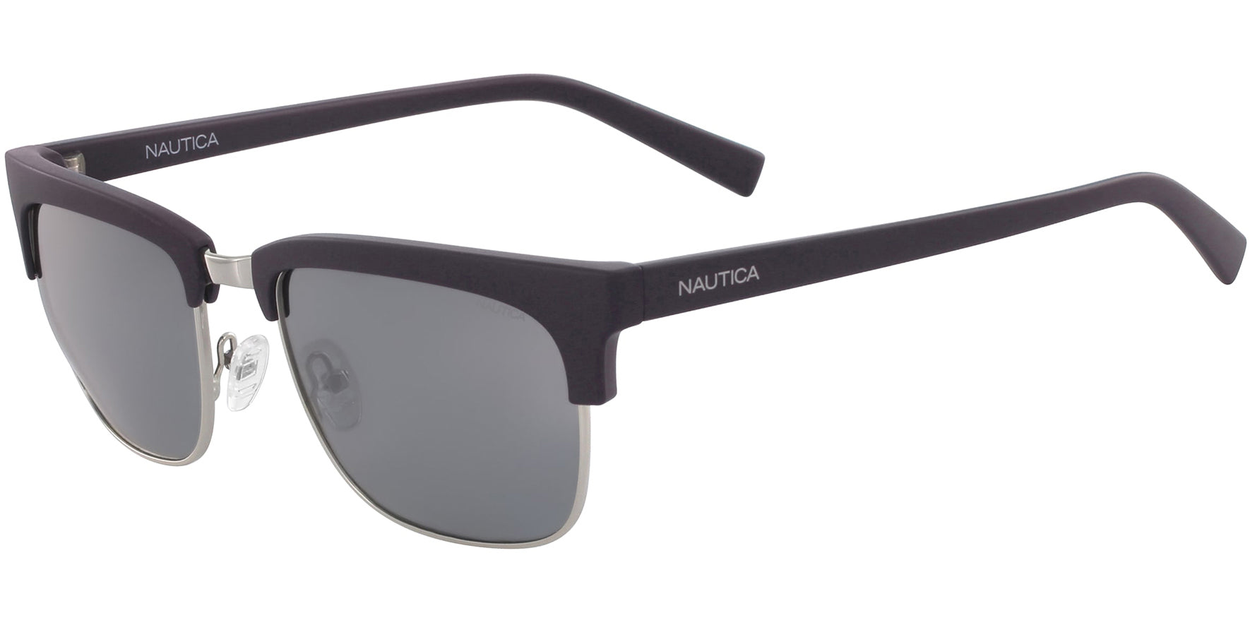 Nautica Polarized Matte Navy Brow-Line - Eyedictive