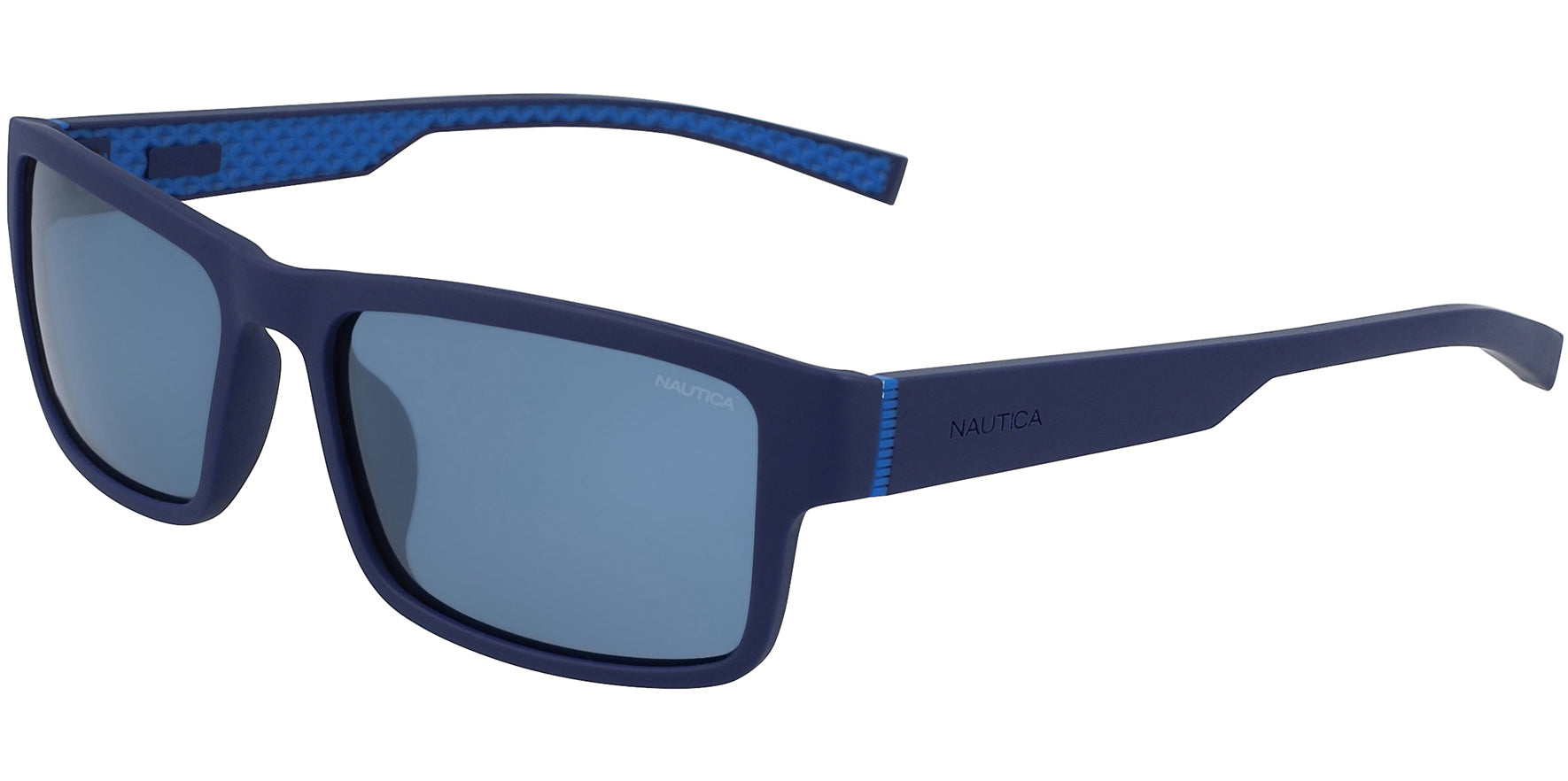 Nautica Polarized Matte Navy Rectangle Sport - Eyedictive