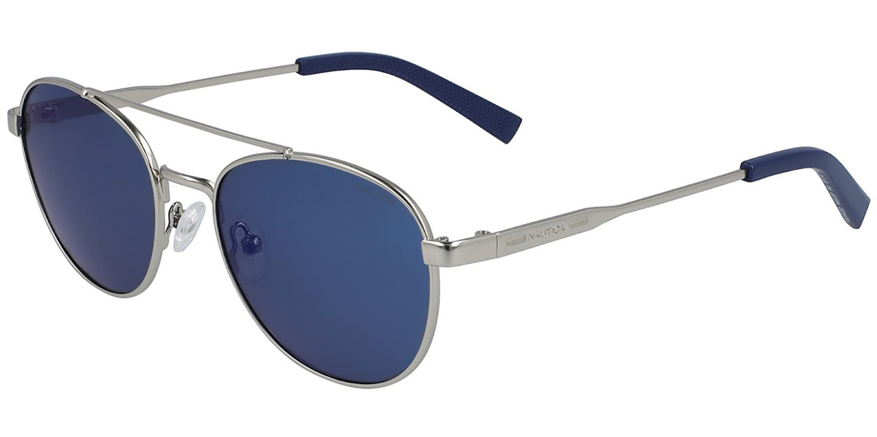 Nautica Polarized Rounded Aviator w/ Flash Lens - Eyedictive