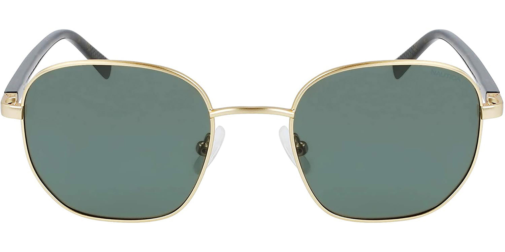 Nautica Polarized Rounded Geometric w/ Flex-Spring Hinges - Eyedictive