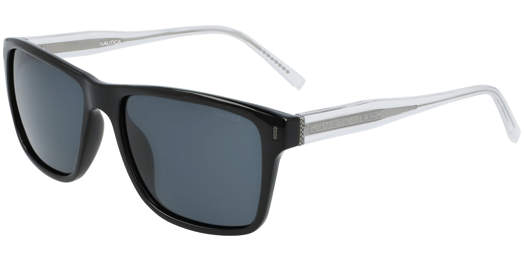 Nautica Polarized Square Sunglasses w/ Translucent Temples